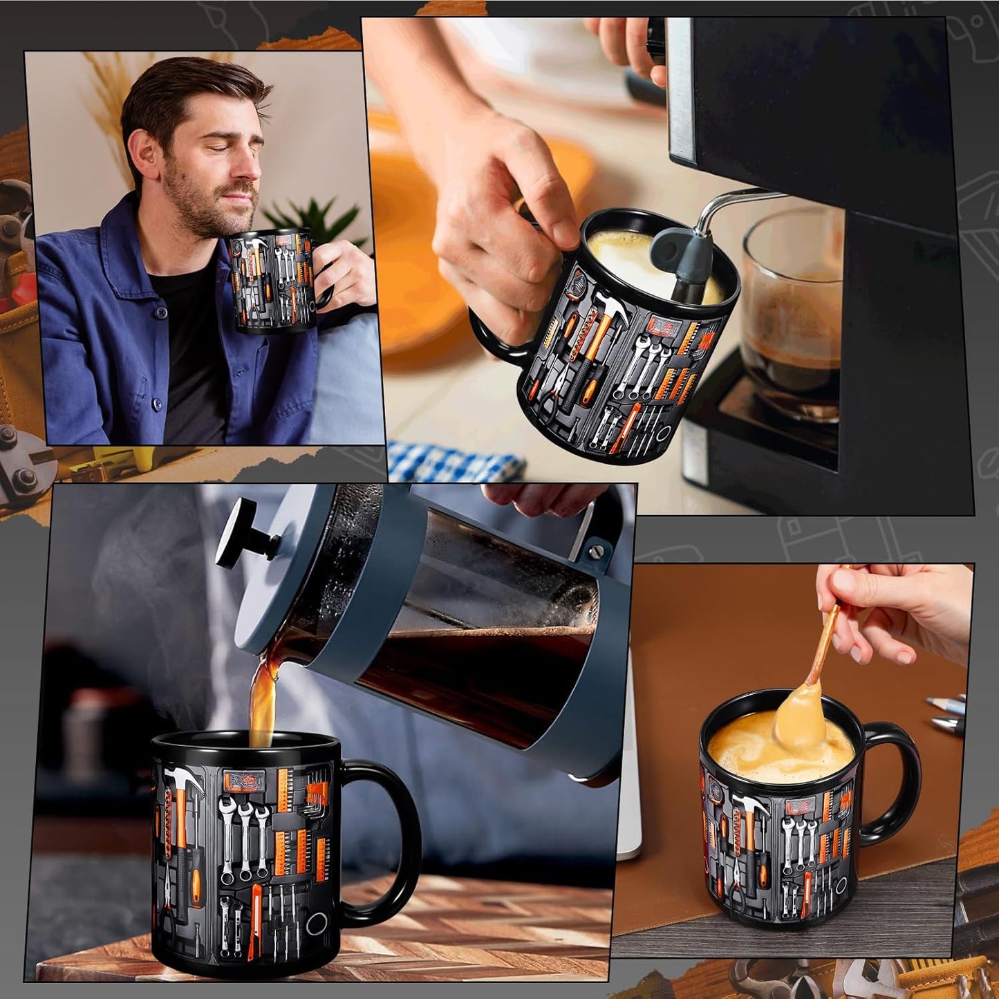 🔧⚡Mechaniker-Werkzeugkasten-Becher🍵