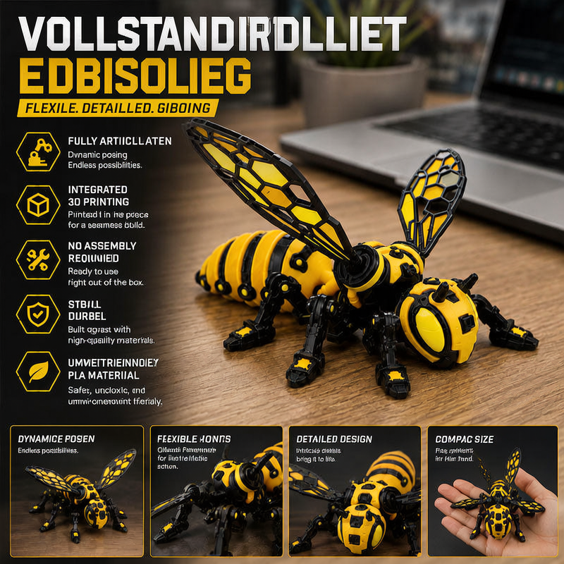 🐝 Mechanische Bienenfigur