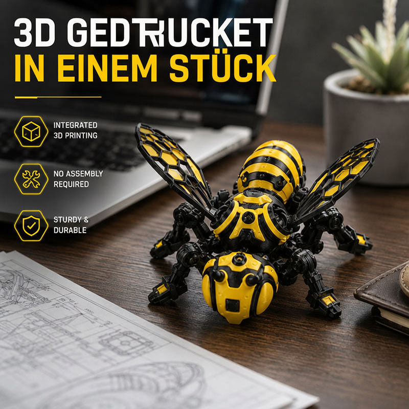 🐝 Mechanische Bienenfigur