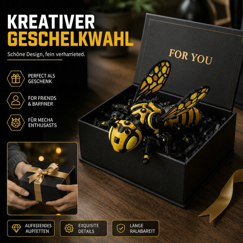🐝 Mechanische Bienenfigur
