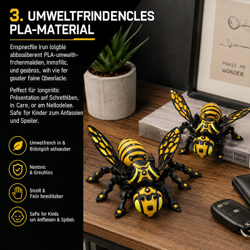 🐝 Mechanische Bienenfigur