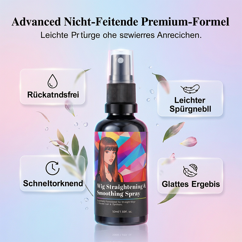 Spray zum Glätten und Geschmeidigmachen von Perücken