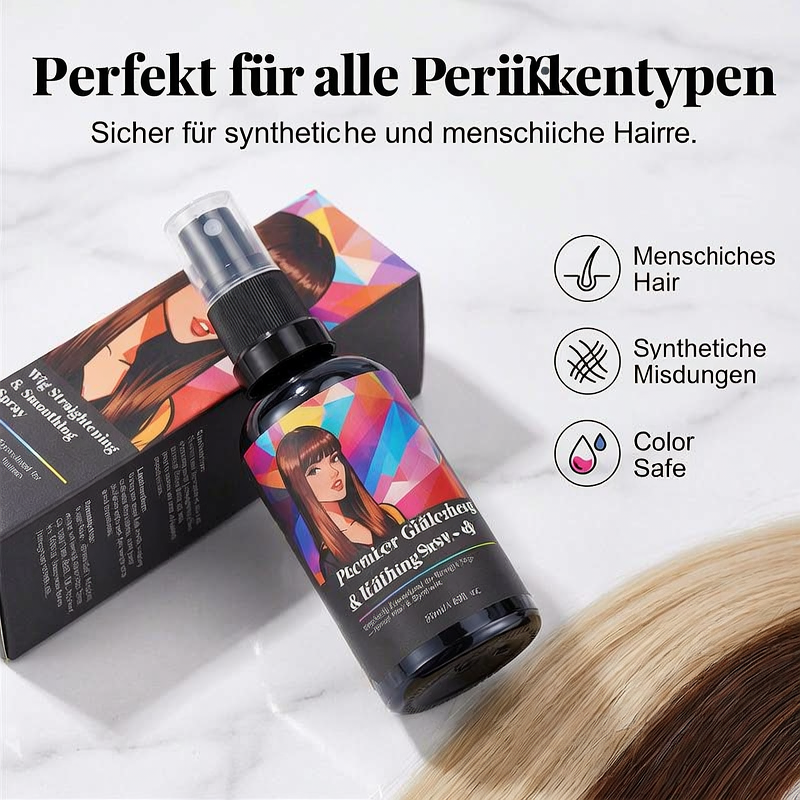 Spray zum Glätten und Geschmeidigmachen von Perücken