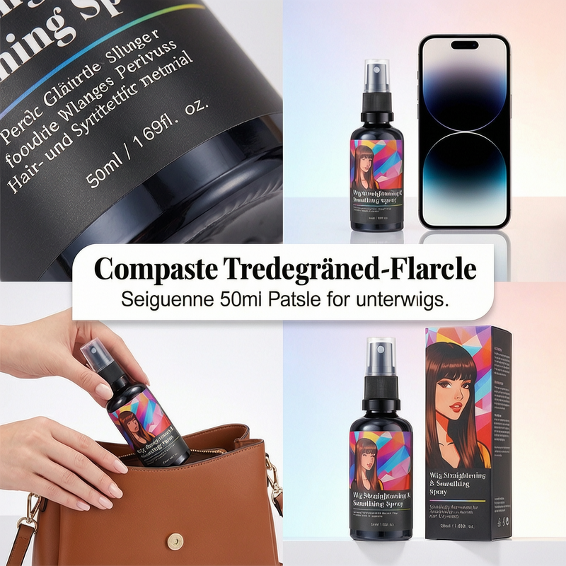 Spray zum Glätten und Geschmeidigmachen von Perücken