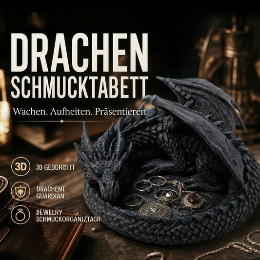 🐉3D-gedruckte Aufbewahrungsschale „Dragon Guardian“ – Der Schatz des Drachen!