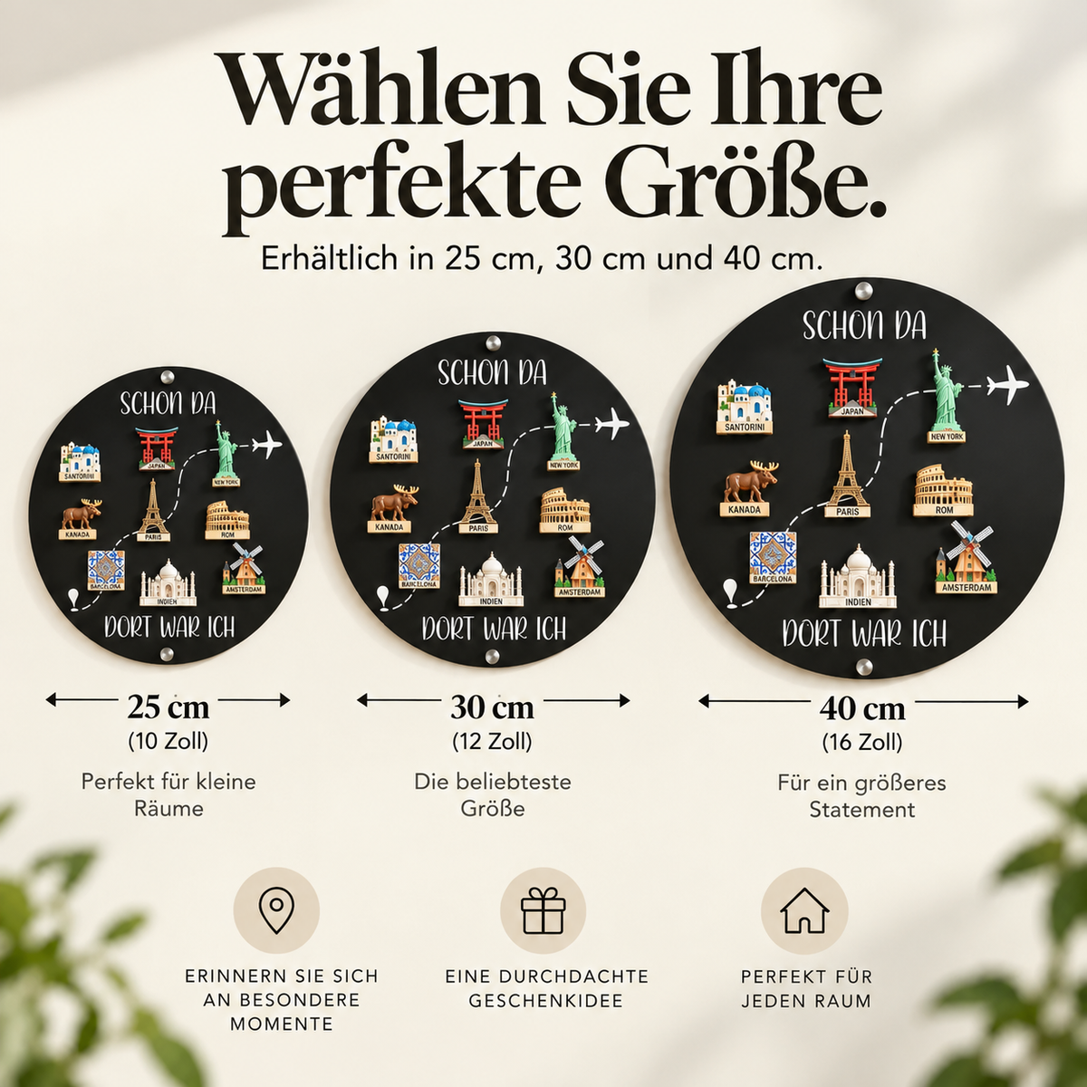 🌎 Reise-Magnettafel – Verwandle deine Reisen in Erinnerungen