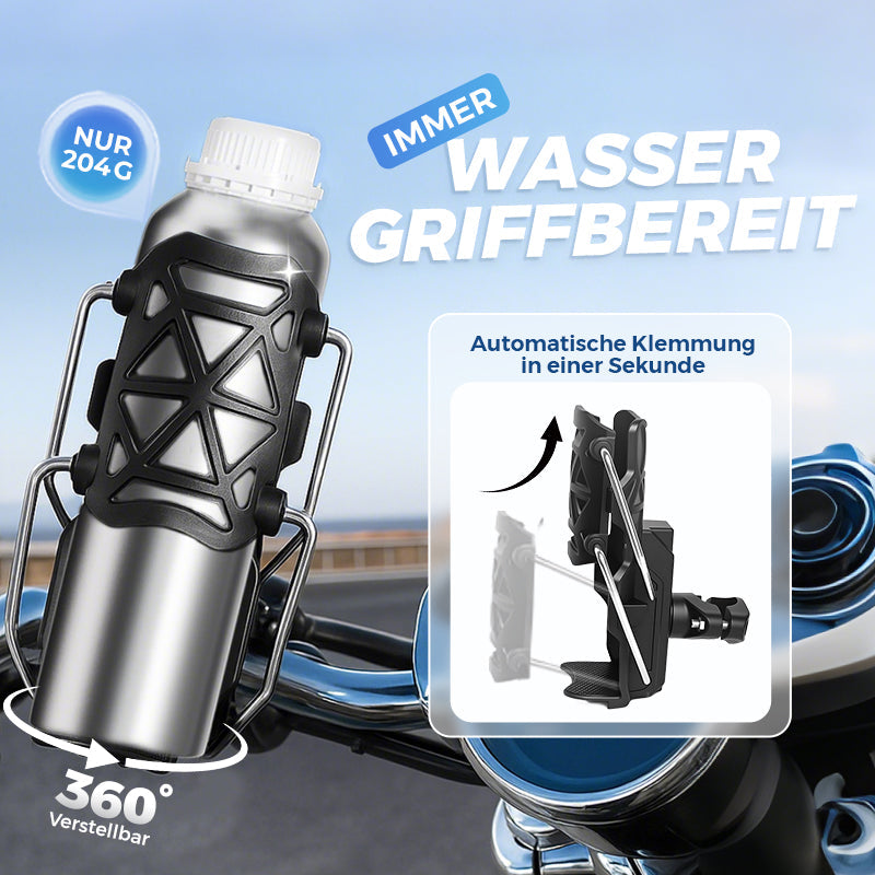 🧴 Adaptiver Flaschenhalter für Radfahrer – Universelle Passform, Robuste Konstruktion