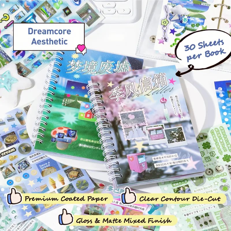 🔥Letzter Tag 50 % Rabatt – Dreamcore Aesthetic Sticker Boo