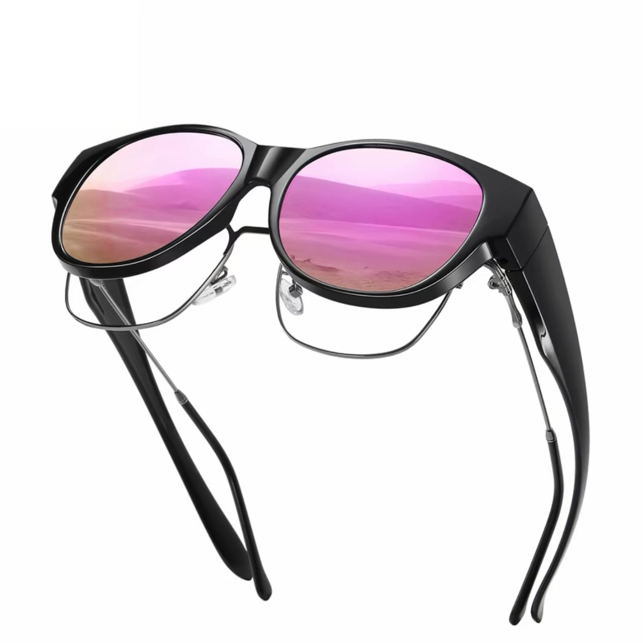 😎Sonnenbrille mit UV400-Schutz, passend für Überbrillen
