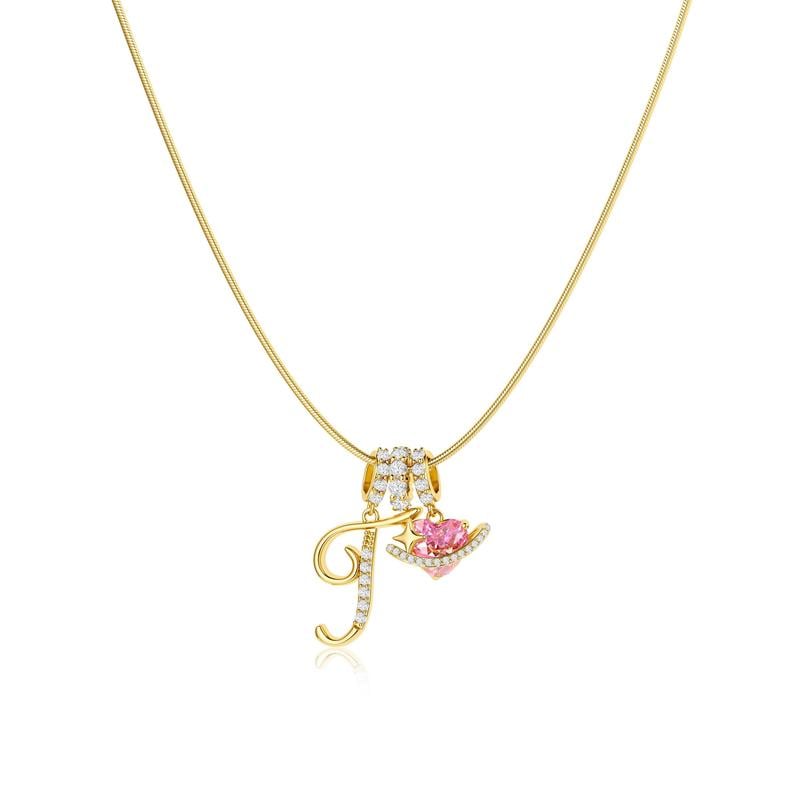 💖 LETZTER TAG – 57 % RABATT ✨ 3-lagige Anhänger-Halsketten mit Initialen A-Z 🎀 | Personalisiert & elegant