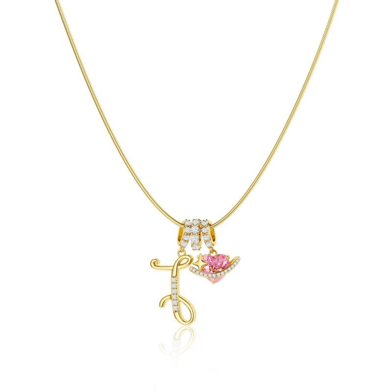 💖 LETZTER TAG – 57 % RABATT ✨ 3-lagige Anhänger-Halsketten mit Initialen A-Z 🎀 | Personalisiert & elegant