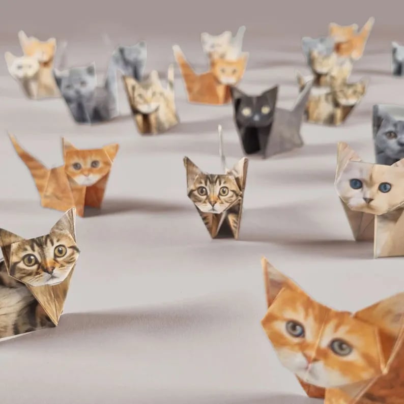 DIY-Papierkatzen zum Selbstbasteln