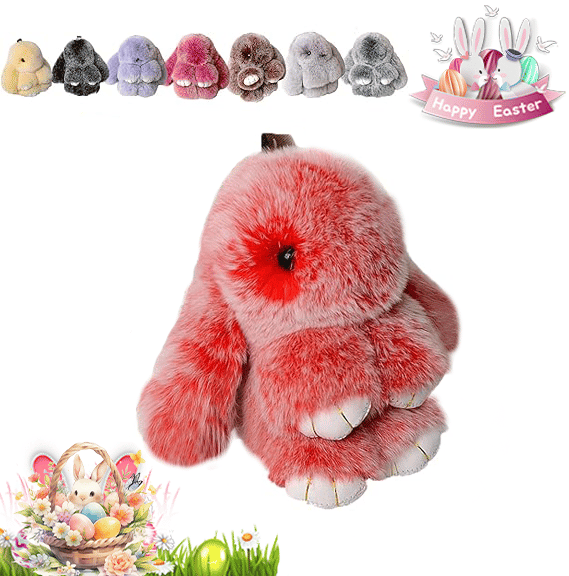 🐰Süßer Osterhasen-Plüschschlüsselanhänger – Geschenkoption in Blechdose, 🎁Süße Osterüberraschung