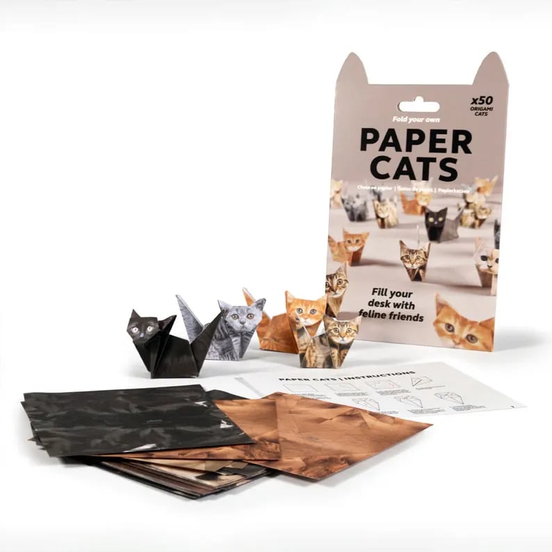 DIY-Papierkatzen zum Selbstbasteln