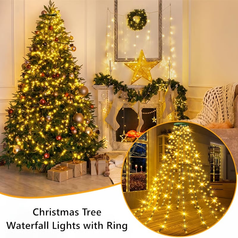 🔥Weihnachtsbaum Beleuchtung mit Ring