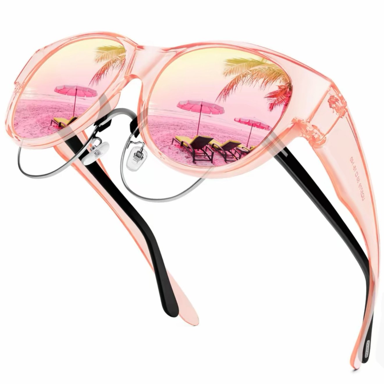 😎Sonnenbrille mit UV400-Schutz, passend für Überbrillen