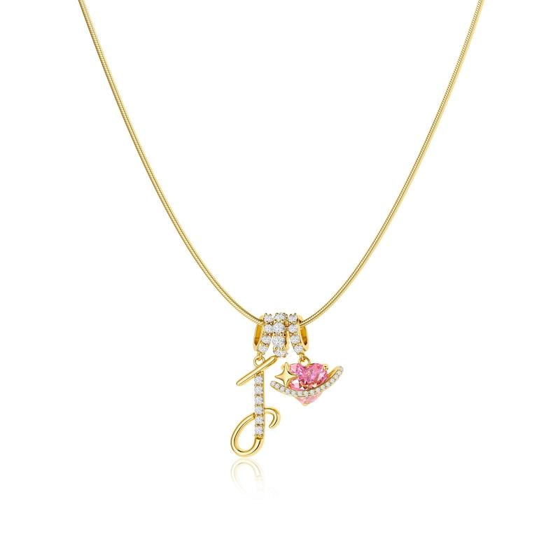 💖 LETZTER TAG – 57 % RABATT ✨ 3-lagige Anhänger-Halsketten mit Initialen A-Z 🎀 | Personalisiert & elegant