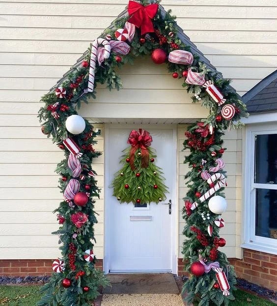 🎄Bauernhof-Weihnachtsbaumgirlande für die Haustür