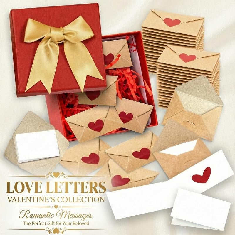 💖Heißes Valentinstagsangebot🌹DIY-Liebesbriefkasten – Mini-Karten und Umschläge ✨💖