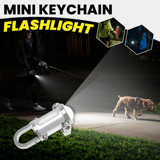1200LM Superhelle Mini-Schlüsselanhänger-Taschenlampe, wasserdicht