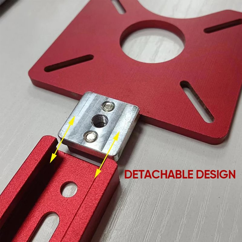 🔧✨ 3-in-1-Router-Fräshalterung für Nuten – verstellbar, Zoll-/cm-Skalen, modularer Aufbau 🛠️