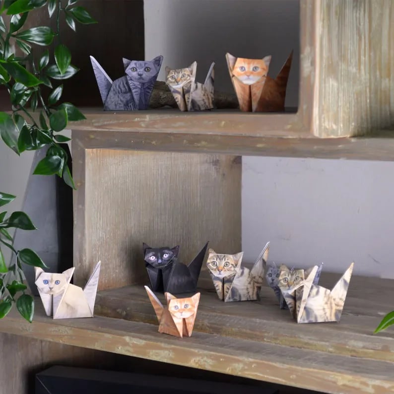 DIY-Papierkatzen zum Selbstbasteln