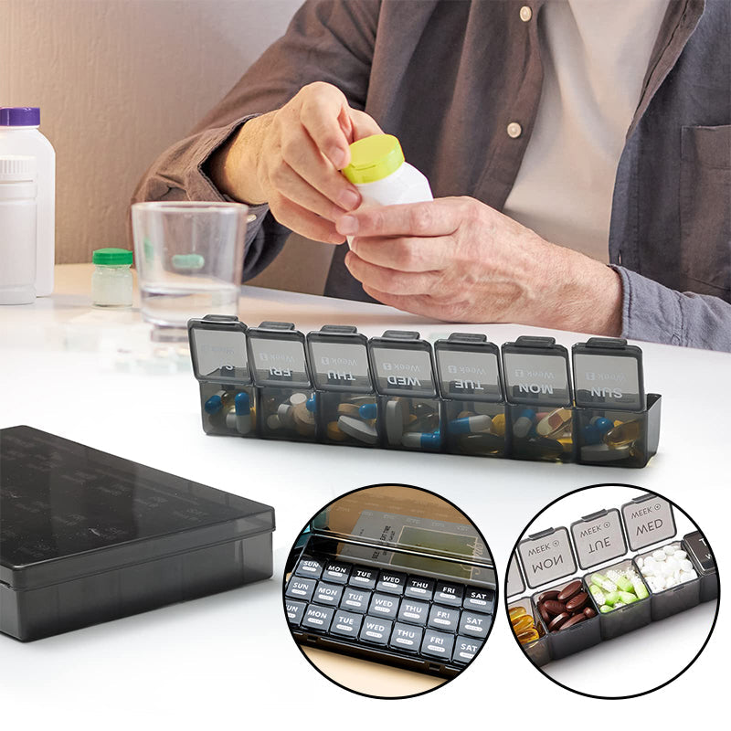 Pillendose (28 Fächer)