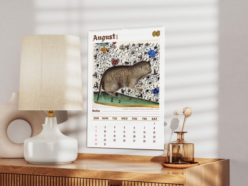 Wandkalender „Seltsame Katzen in der Renaissance 2026“