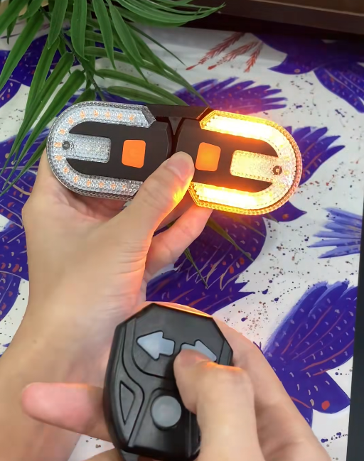 🔥 Intelligentes Fahrrad-Sicherheitslicht mit kabelloser Fernbedienung – dein Must-have für sicheres Fahren ✨