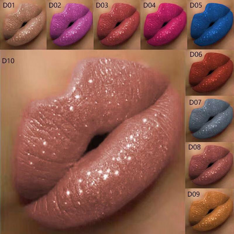 Heißer Verkauf – Metallic-Flüssig-Diamant-Glitzer-Lippenstift/Heißer Verkauf – Metallic-Flüssig-Diamant-Glitzer-Lippenstift