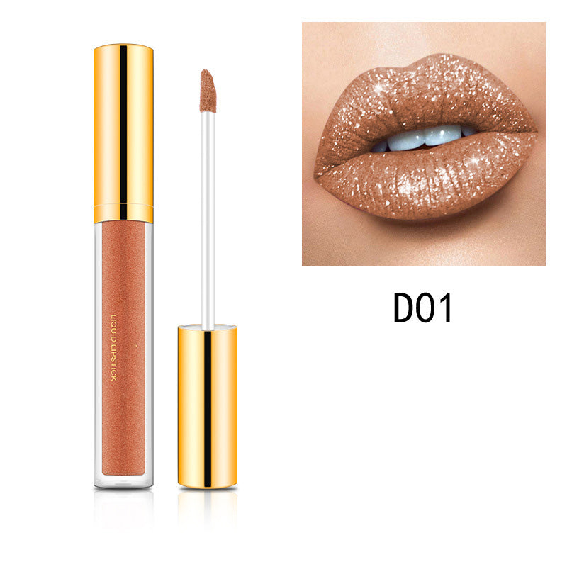 Heißer Verkauf – Metallic-Flüssig-Diamant-Glitzer-Lippenstift/Heißer Verkauf – Metallic-Flüssig-Diamant-Glitzer-Lippenstift