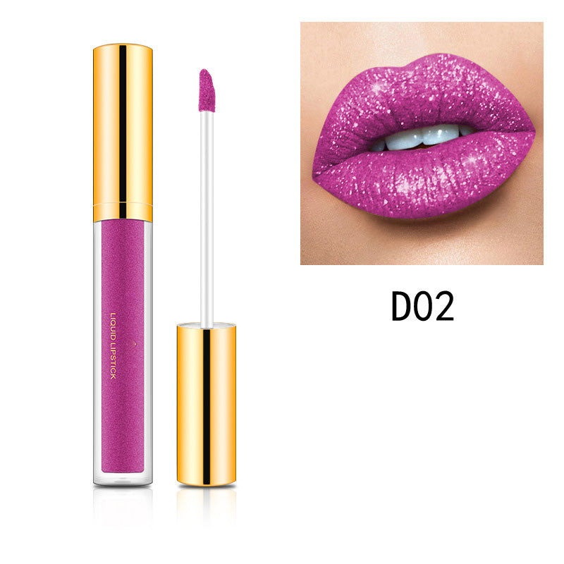 Heißer Verkauf – Metallic-Flüssig-Diamant-Glitzer-Lippenstift/Heißer Verkauf – Metallic-Flüssig-Diamant-Glitzer-Lippenstift