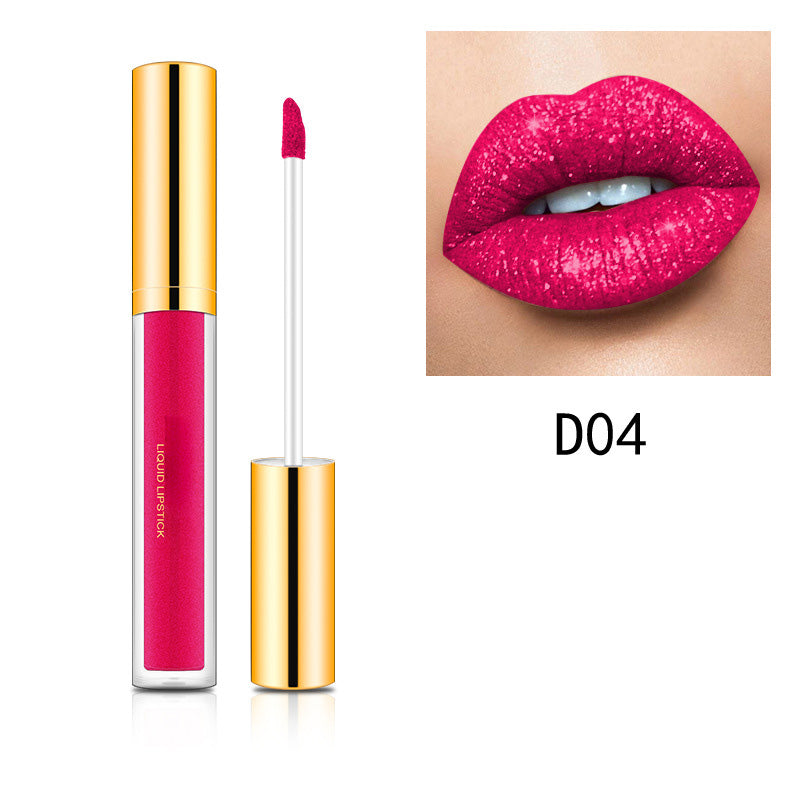 Heißer Verkauf – Metallic-Flüssig-Diamant-Glitzer-Lippenstift/Heißer Verkauf – Metallic-Flüssig-Diamant-Glitzer-Lippenstift