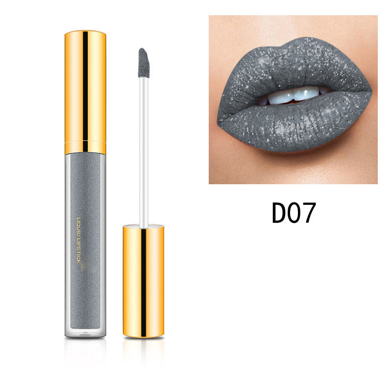 Heißer Verkauf – Metallic-Flüssig-Diamant-Glitzer-Lippenstift/Heißer Verkauf – Metallic-Flüssig-Diamant-Glitzer-Lippenstift