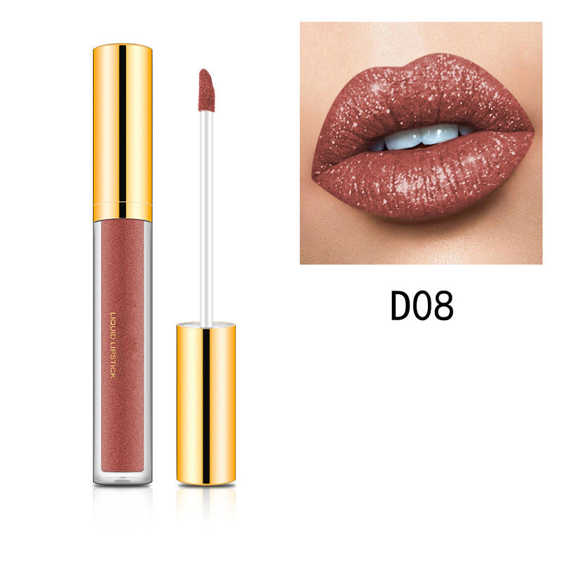Heißer Verkauf – Metallic-Flüssig-Diamant-Glitzer-Lippenstift/Heißer Verkauf – Metallic-Flüssig-Diamant-Glitzer-Lippenstift