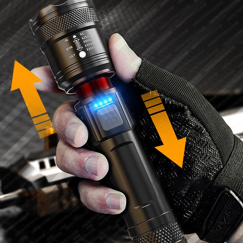 Superhelle ultimative taktische Taschenlampe