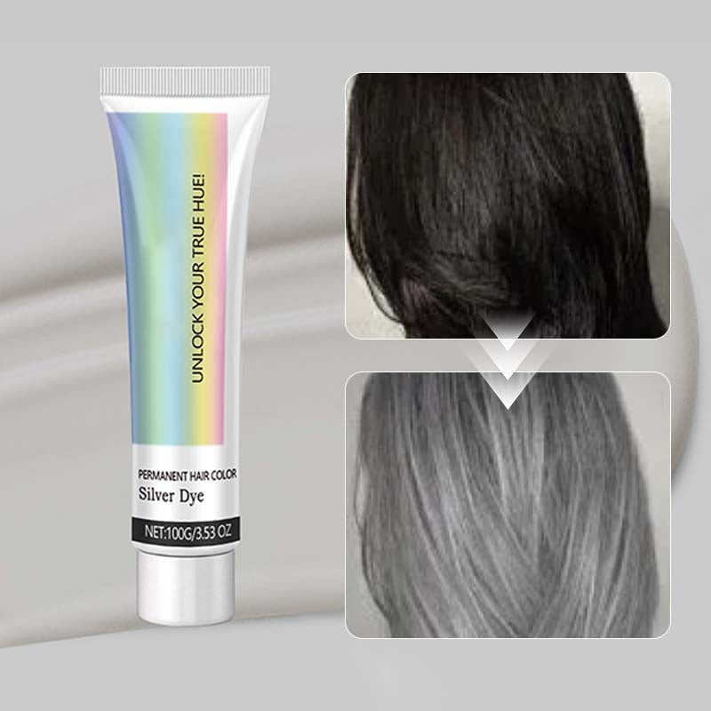 2-in-1 Natürlicher Essenzen-Extrakt Silber Haarfarbe/2-in-1 Natürlicher Essenzen-Extrakt Silber Haarfarbe