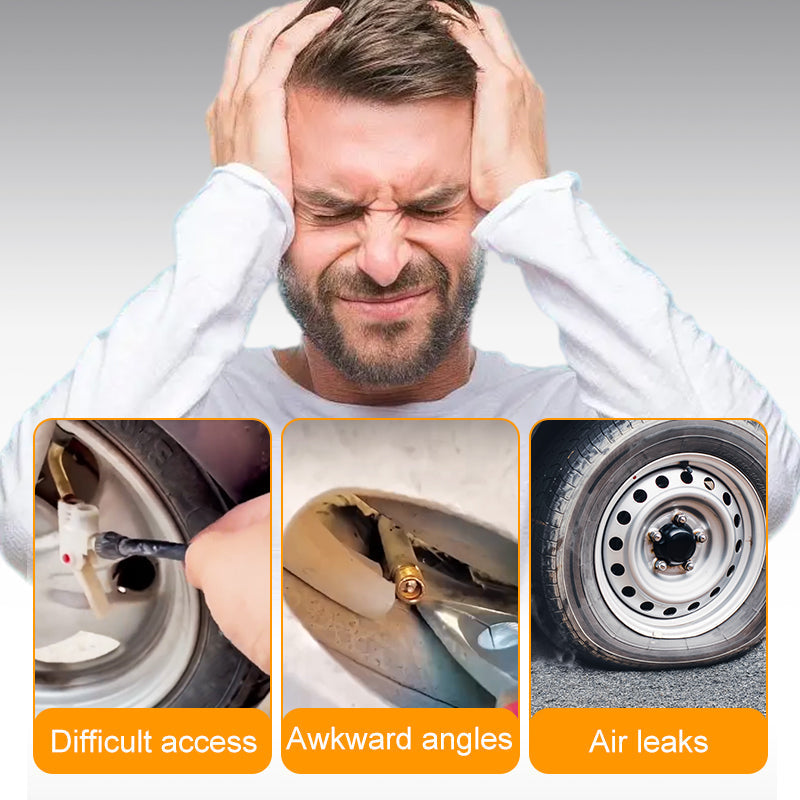 🔥Kaufen Sie 1, bekommen Sie 1 gratis🔥Universelle flexible Reifenventilverlängerung