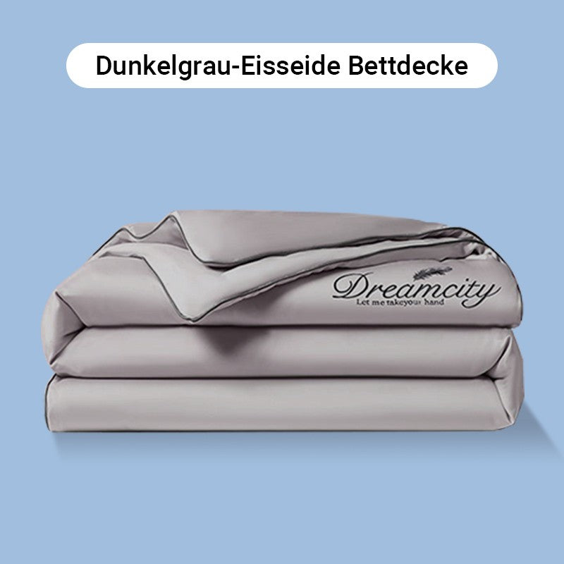 ❄️Waschbare, kühlende 4-teilige Bettwäsche – Perfekt für heiße Nächte! 🌙