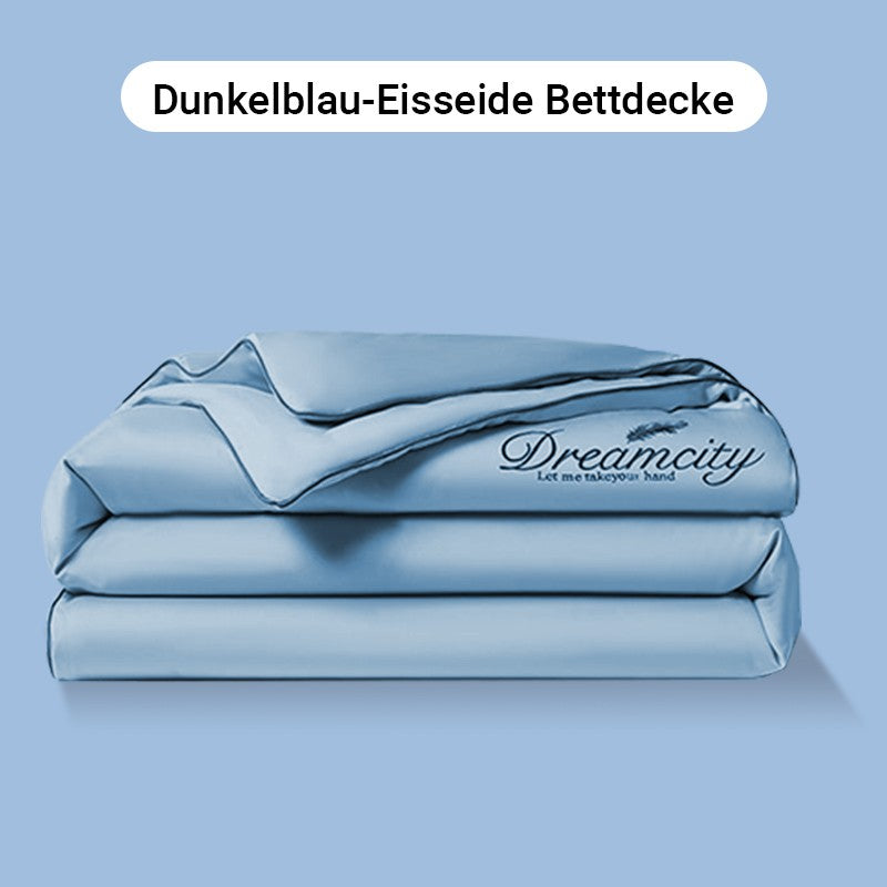 ❄️Waschbare, kühlende 4-teilige Bettwäsche – Perfekt für heiße Nächte! 🌙
