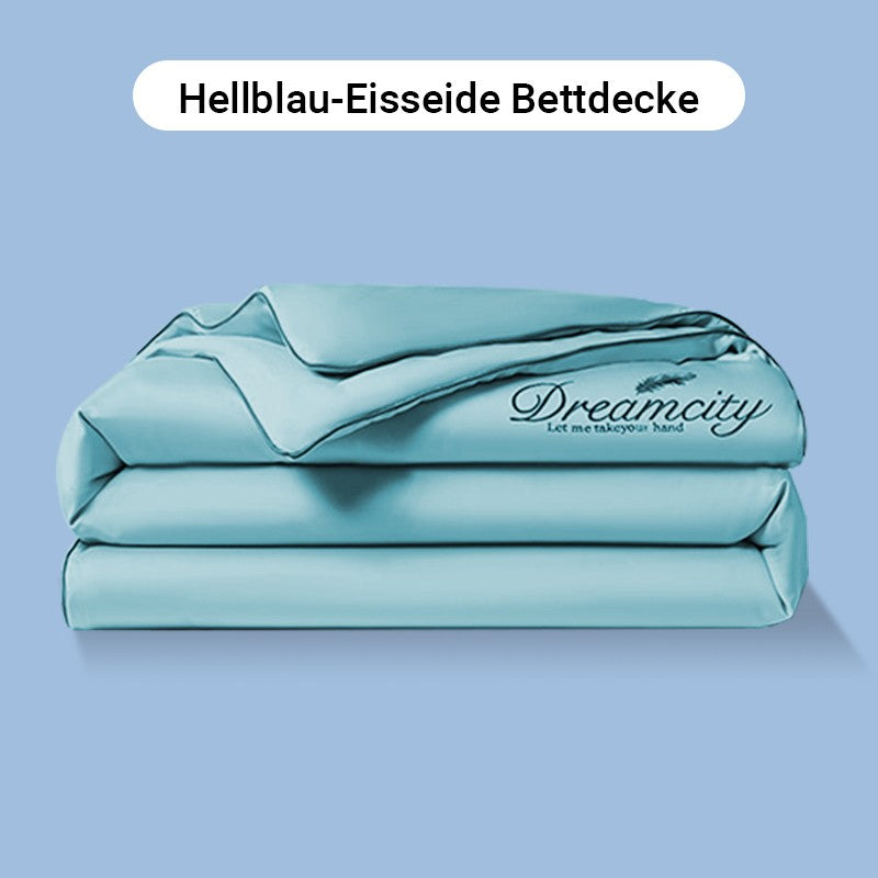 ❄️Waschbare, kühlende 4-teilige Bettwäsche – Perfekt für heiße Nächte! 🌙