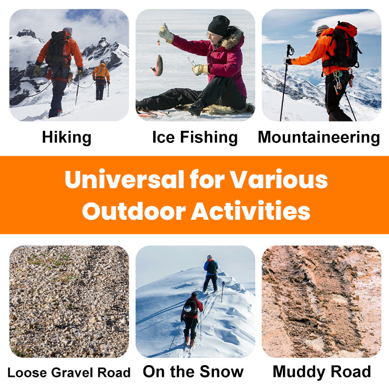 🔥HOT SALE🔥Rutschfeste Steigeisen für Outdoor-Schuhe und Stiefel