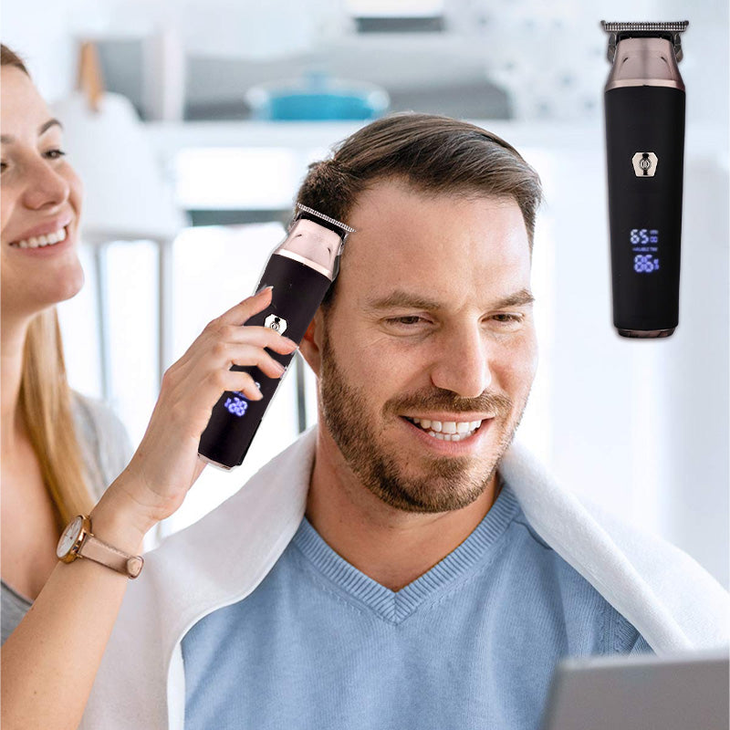 🔥Neu und heiß begehrt💎 Professioneller elektrischer Haarschneider mit Digitalanzeige für den Hausgebrauch