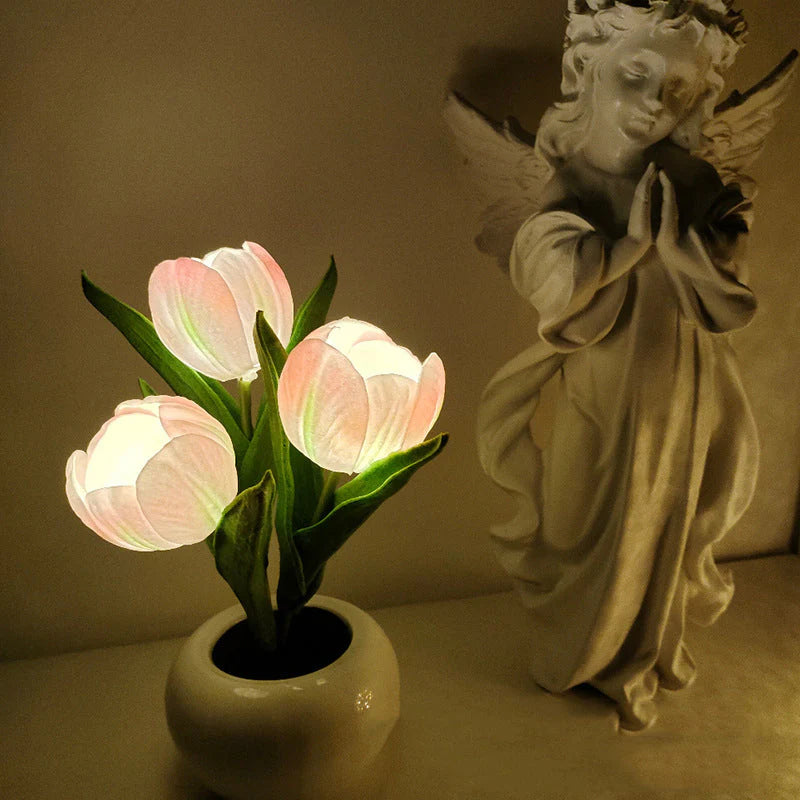 LED Tulpen-Nachtlampe Blumen-Tischlampe🌷
