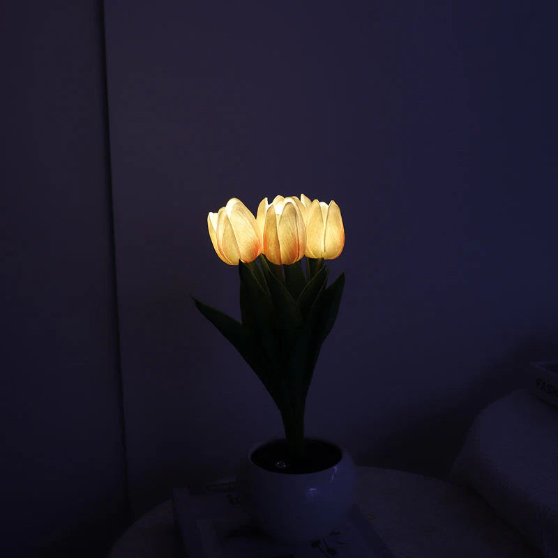 LED Tulpen-Nachtlampe Blumen-Tischlampe🌷