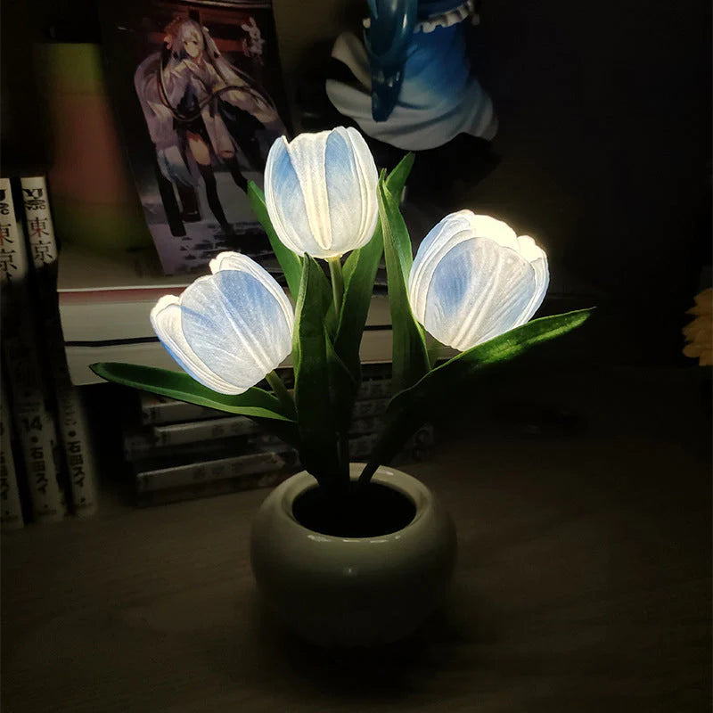 LED Tulpen-Nachtlampe Blumen-Tischlampe🌷