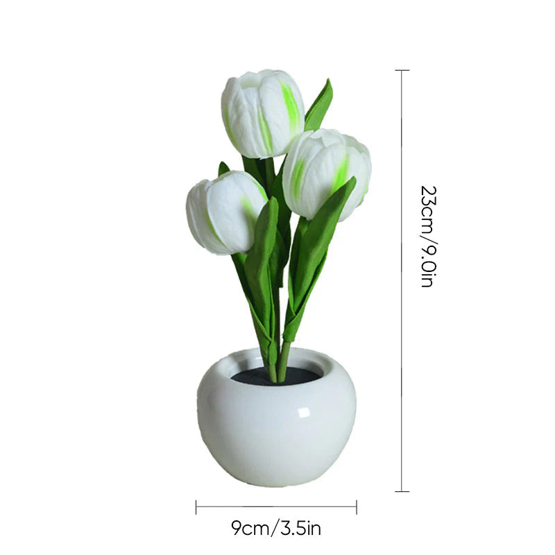 LED Tulpen-Nachtlampe Blumen-Tischlampe🌷