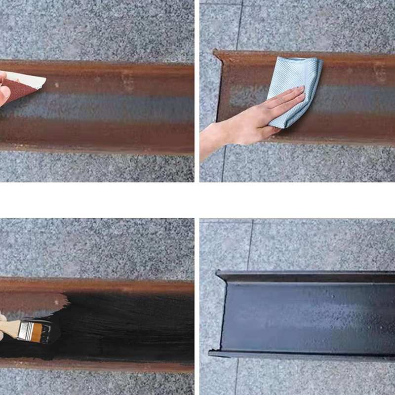 🔨Wasserbasierter Rostumwandler-Metalllack🚨 STOPPEN SIE ROST IN SEINEN SPUREN!