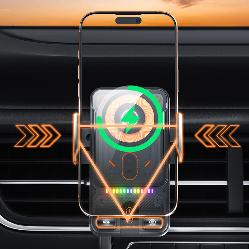 🔥HEISSER VERKAUF 50 % RABATT🎁⚡Über 50.000 verkauft! 📱Intelligenter 2-in-1-Autohalter für Mobiltelefone mit Drehfunktion und kabellosem Ladegerät⚡