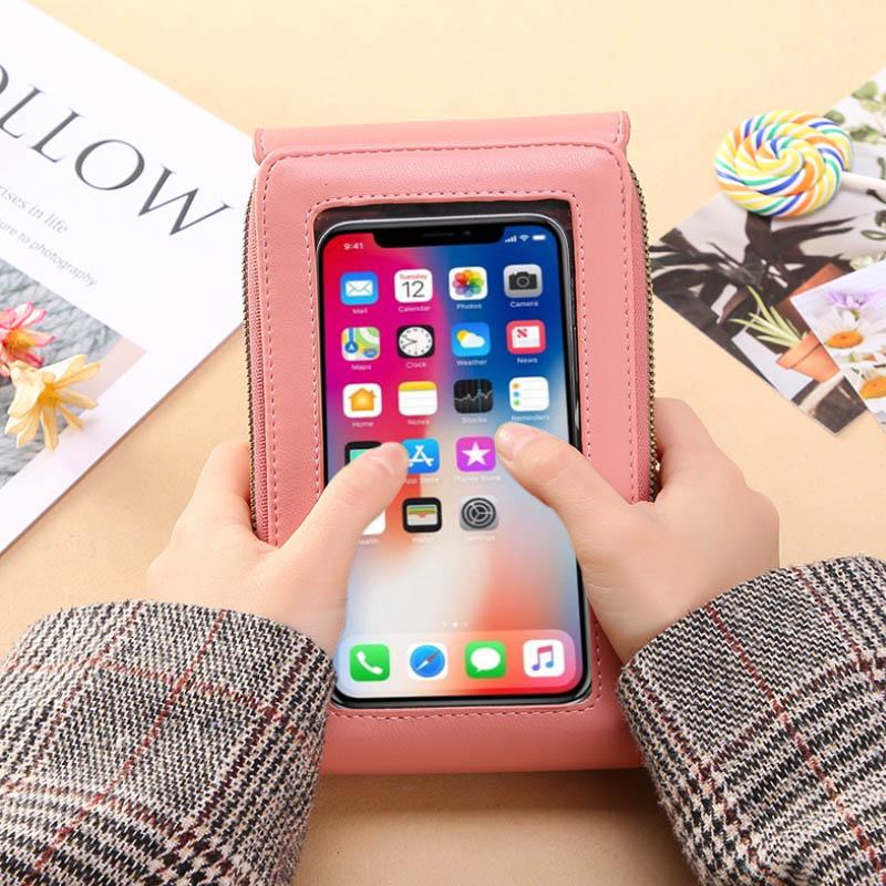 🔥Umhängetasche für Damen-Smartphones mit Touchscreen